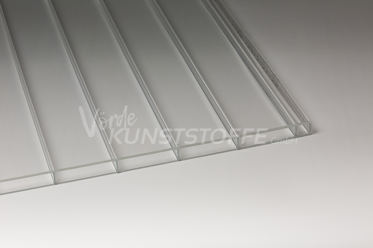 Stegplatten Plexiglas® SDP 16/64 ALLTOP farblos No Drop (Gewächshausplatte)