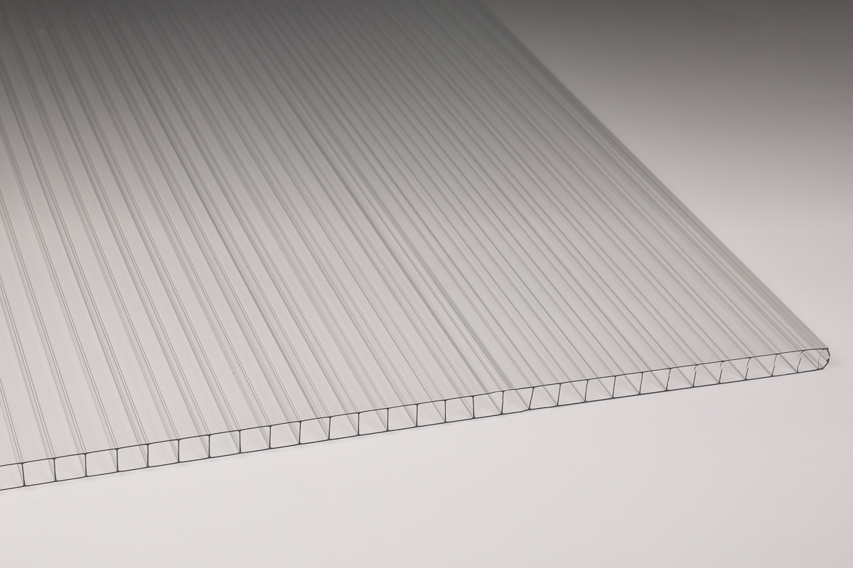 Stegplatten Polycarbonat farblos (10mm)